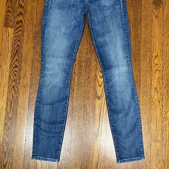MOTHER Women's Straight Leg Jeans - Dark Blue - Picture 2 of 9